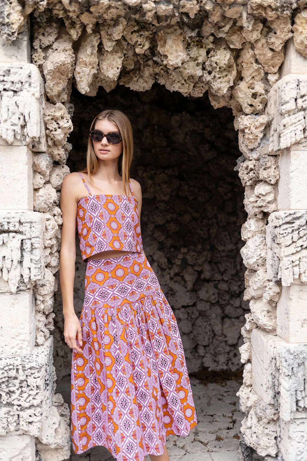 Circle Top - Orchid Palazzo Tile sold by Julia Amory