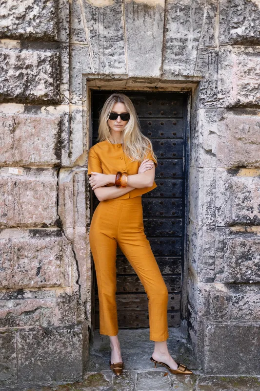 Jackie Pant - Tobacco made by Julia Amory