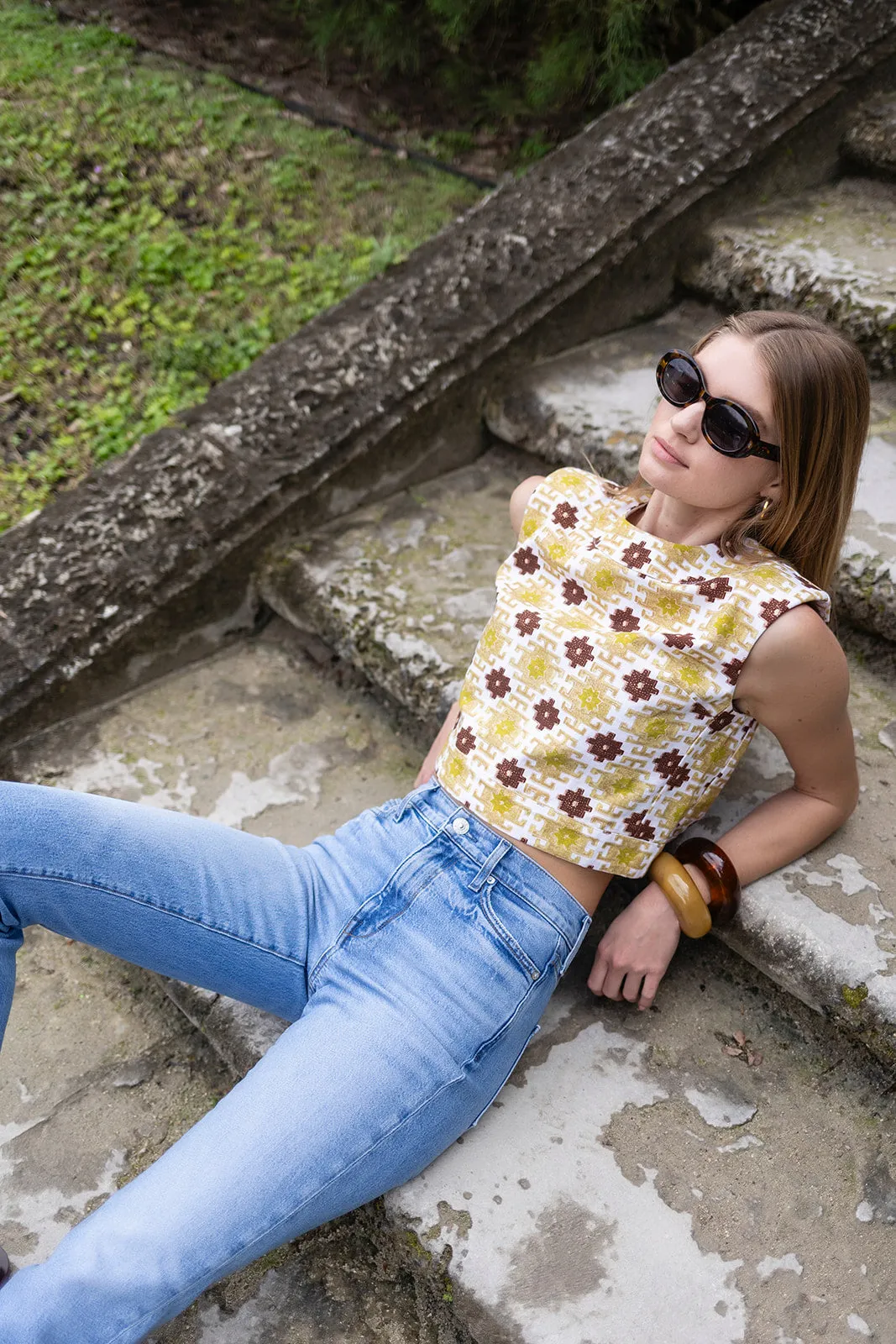 Slim Shell Top - Pear Sandstone sold by Julia Amory product image thumbnail 2
