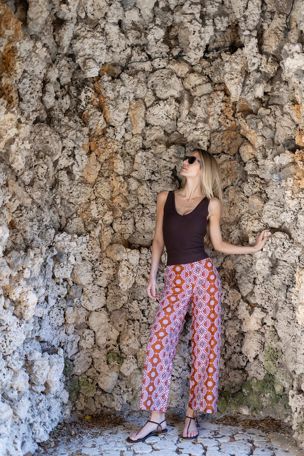 Tessa Pant - Orchid Palazzo Tile sold by Julia Amory product image thumbnail 3