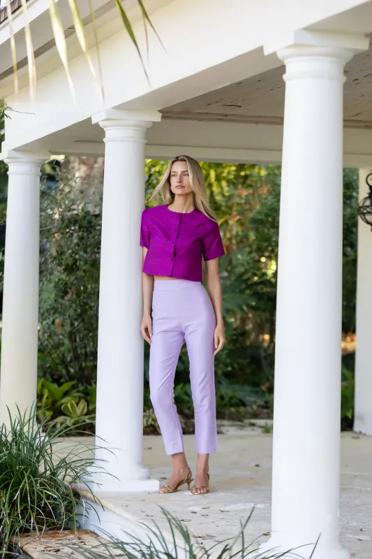 Jackie Pant - Lavender made by Julia Amory