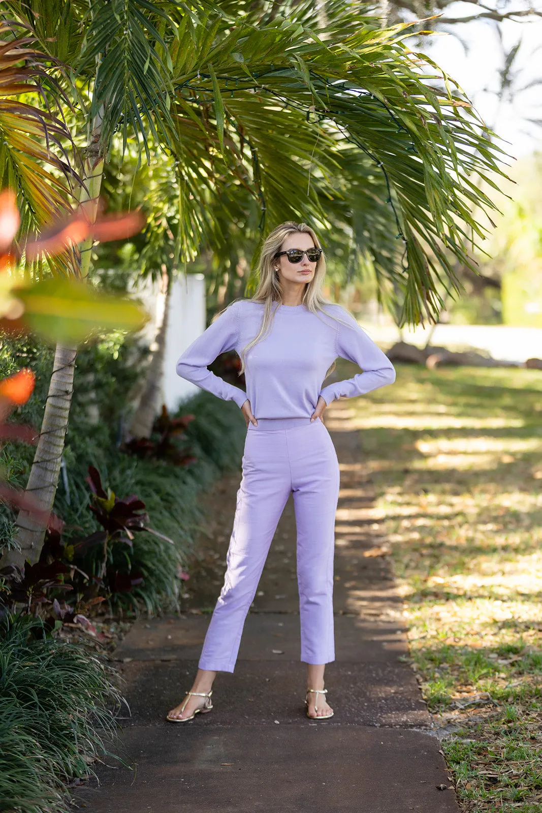 Jackie Pant - Lavender sold by Julia Amory product image thumbnail 5