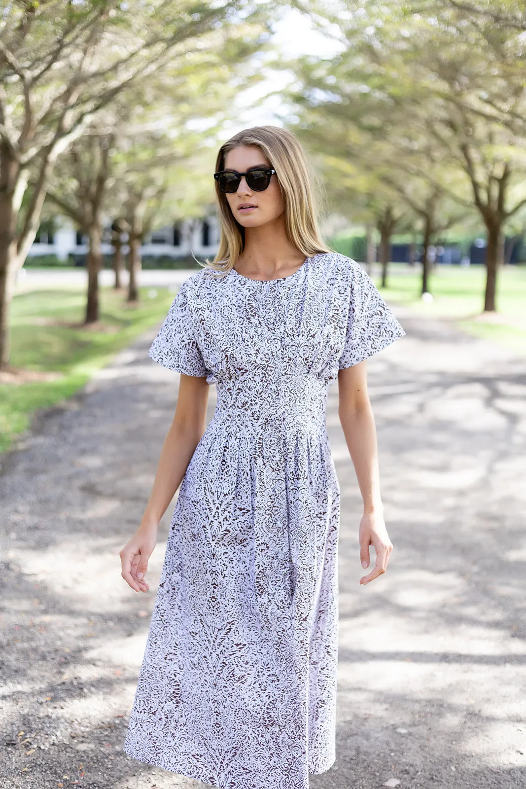 Lila Dress Poplin - Coco Cassis sold by Julia Amory product image thumbnail 4