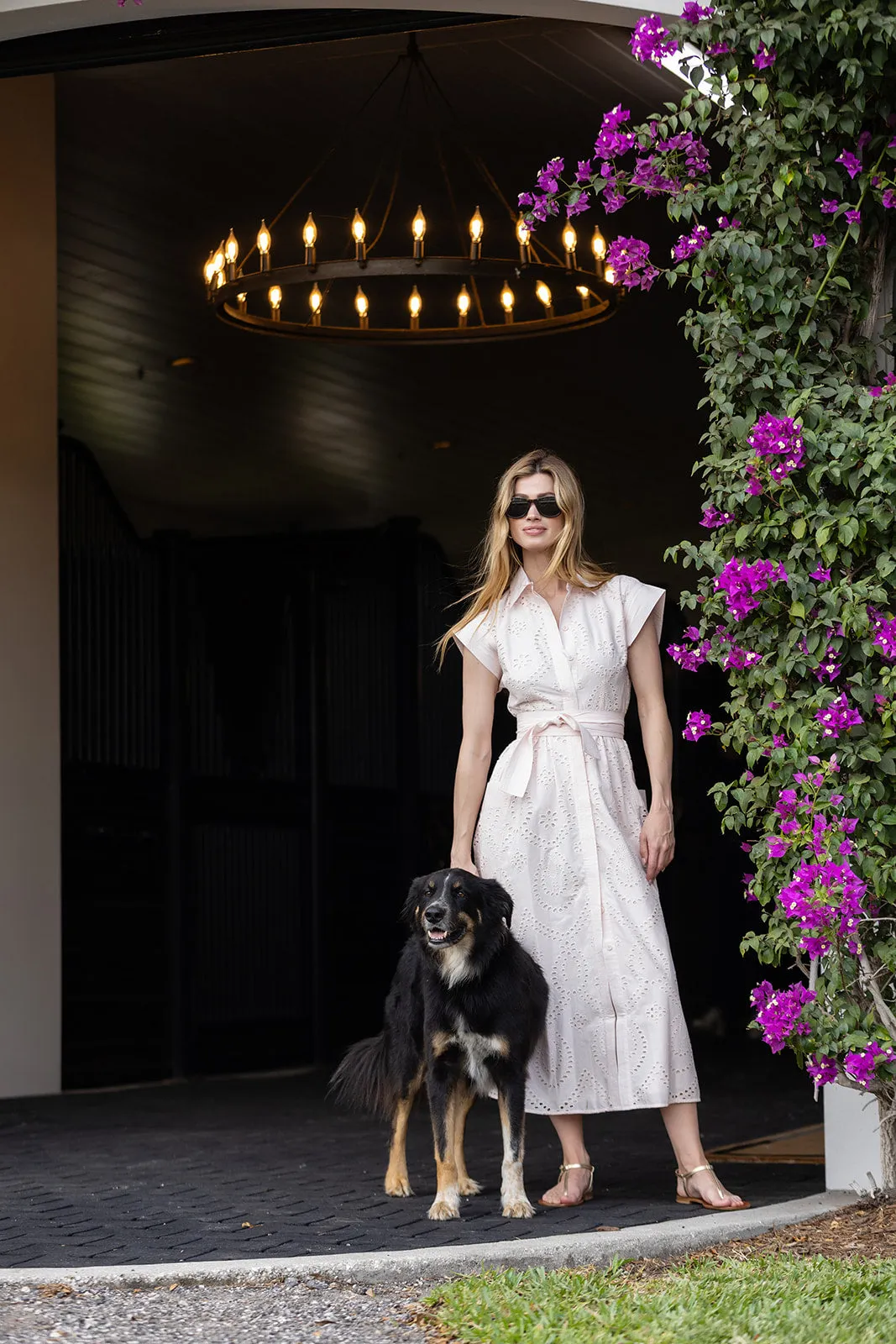 Betty Dress Eyelet - Shell sold by Julia Amory product image thumbnail 4