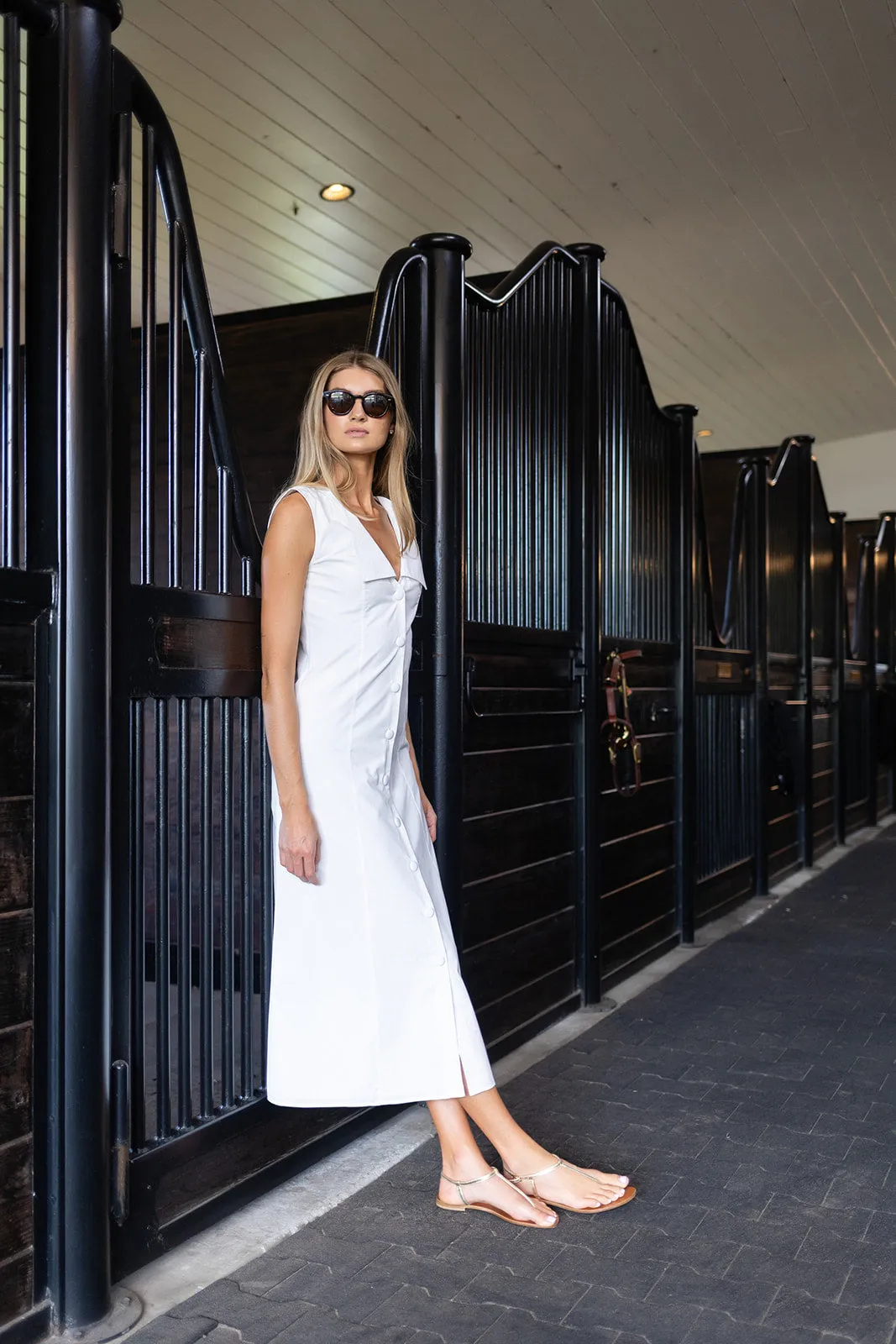 Harper Dress - Blanc sold by Julia Amory product image thumbnail 4