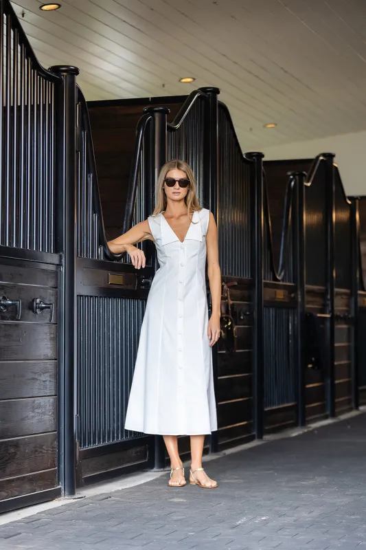 Harper Dress - Blanc made by Julia Amory