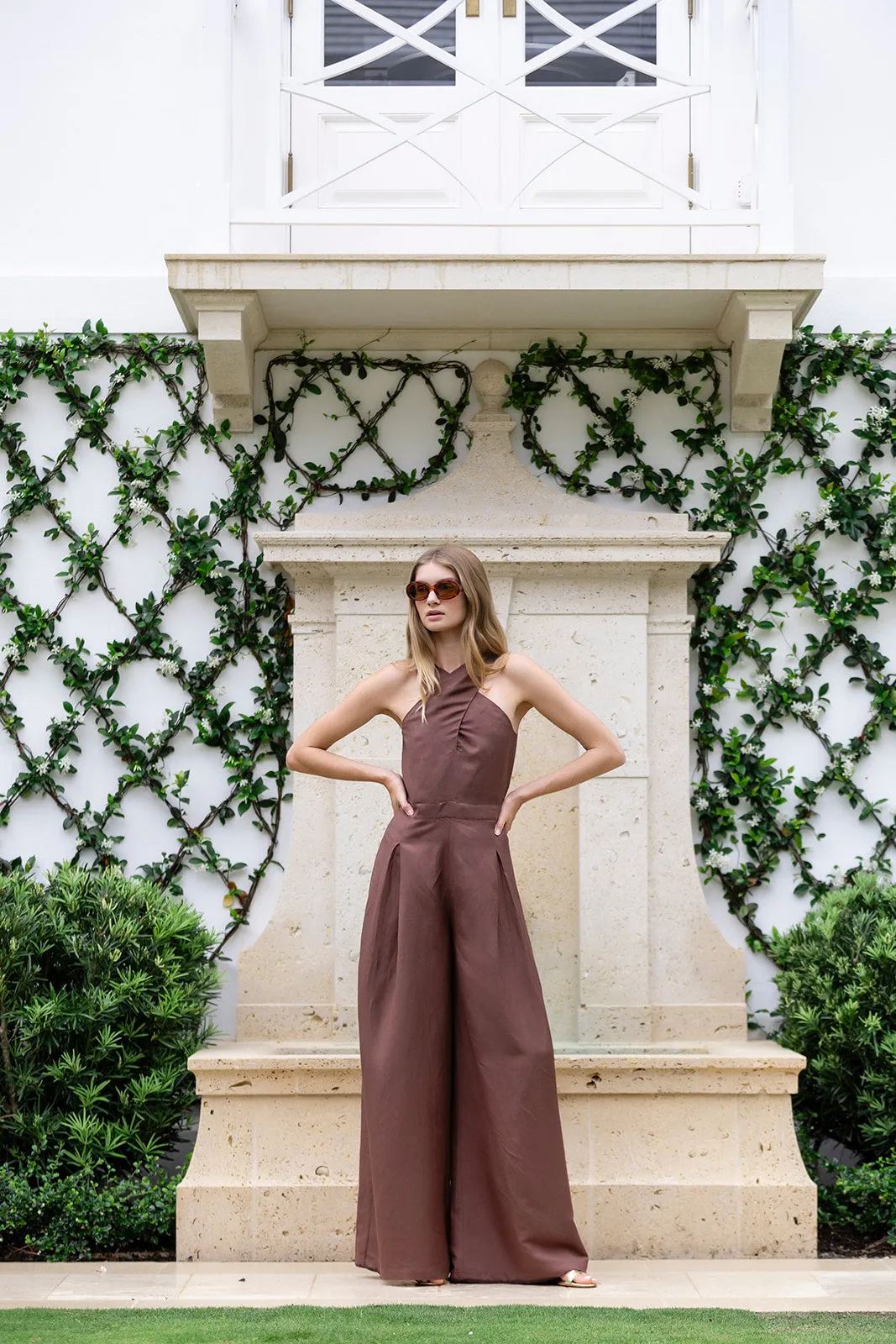 Camille Jumpsuit Linen - Coco sold by Julia Amory product image thumbnail 5