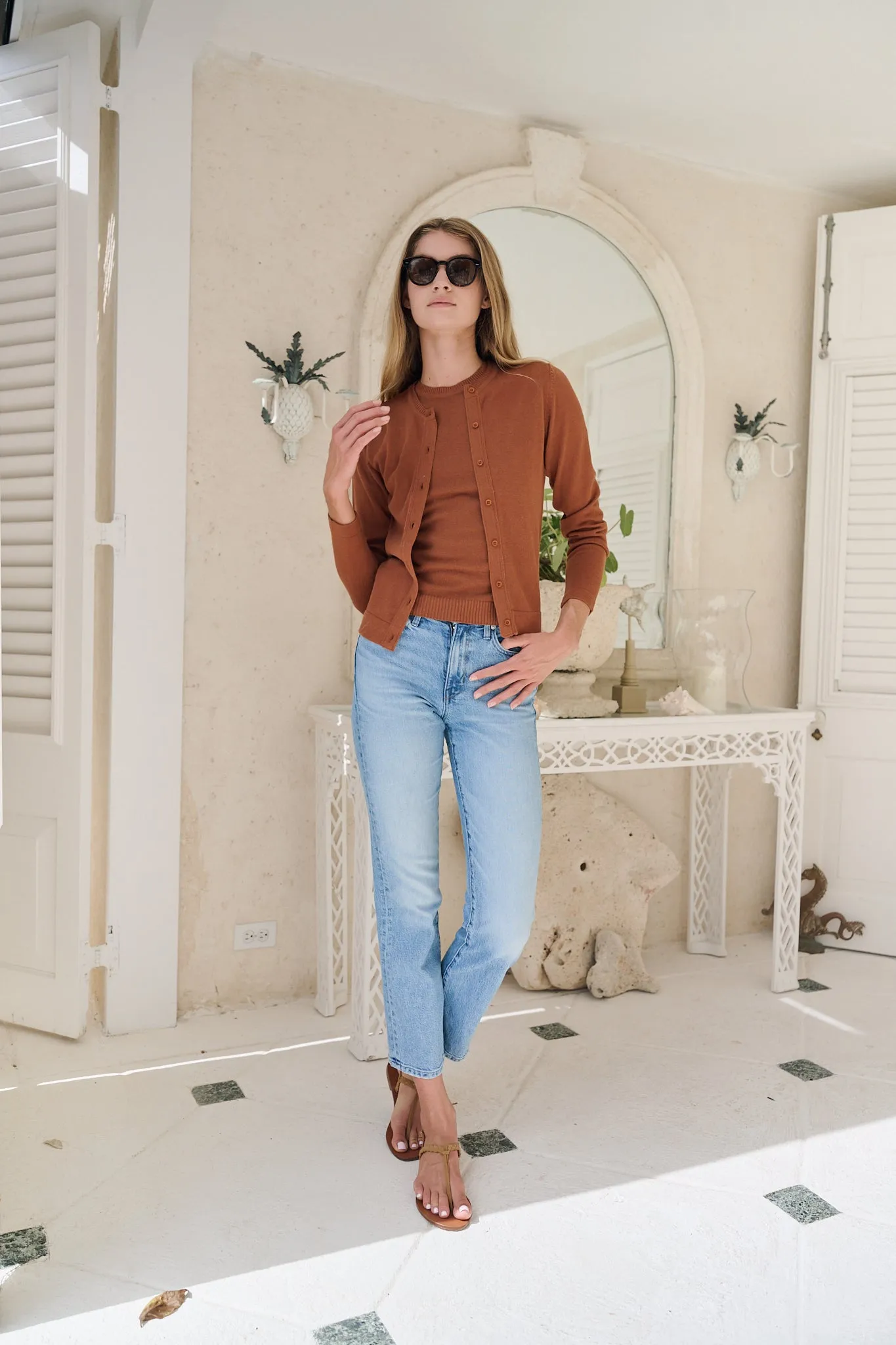 Tippi Cardigan - Mocha sold by Julia Amory product image thumbnail 4