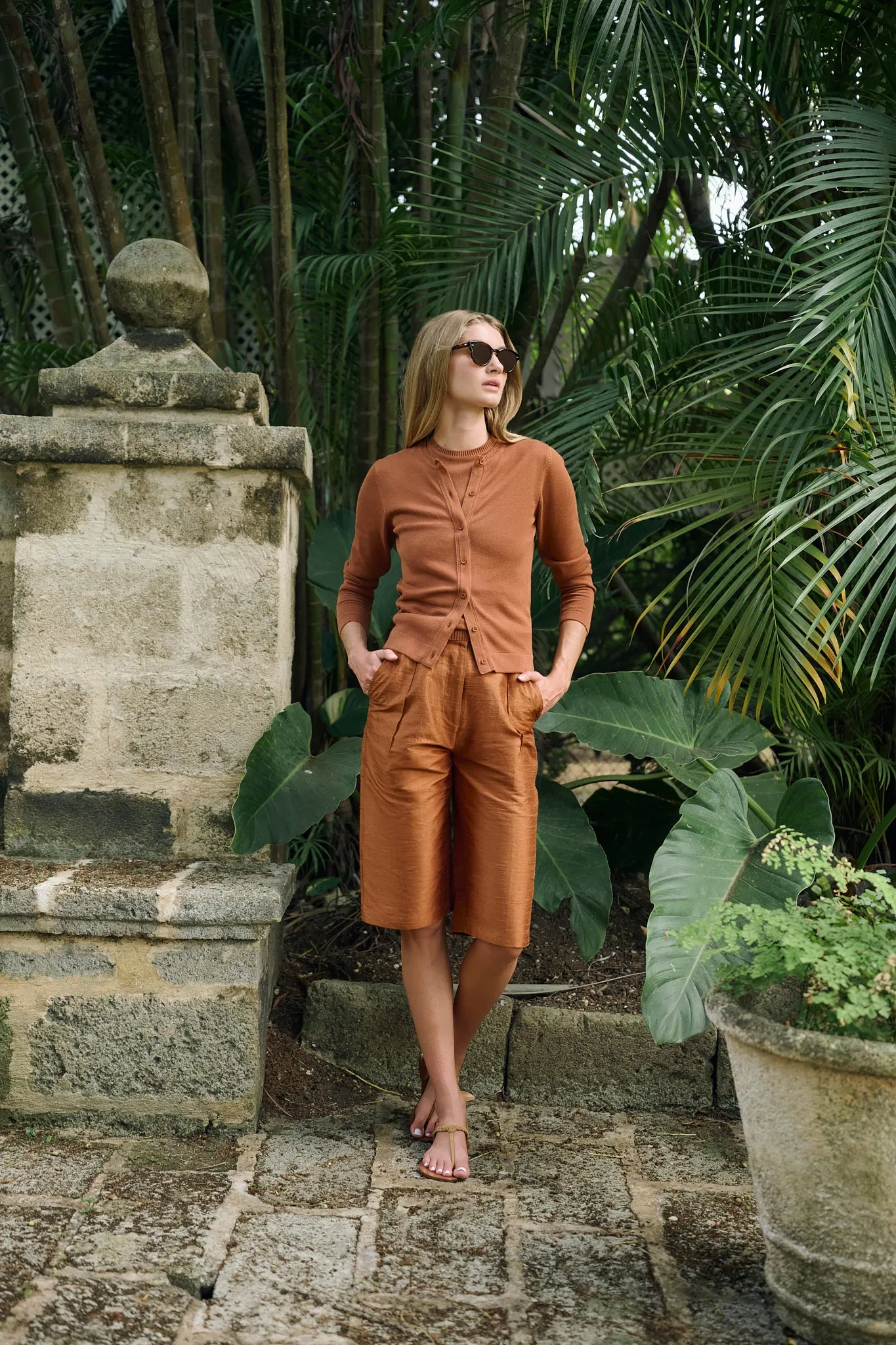 Tippi Cardigan - Mocha sold by Julia Amory product image thumbnail 2