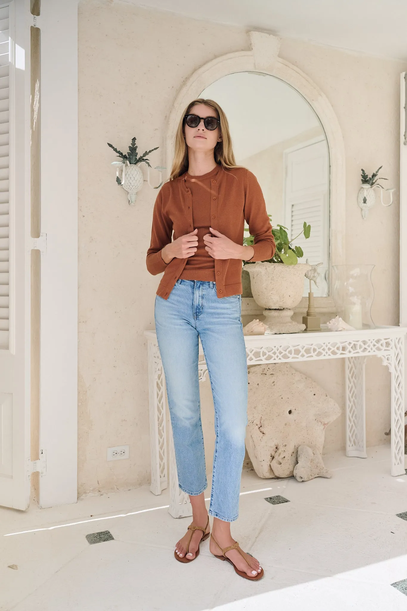 Tippi Cardigan - Mocha sold by Julia Amory product image thumbnail 3