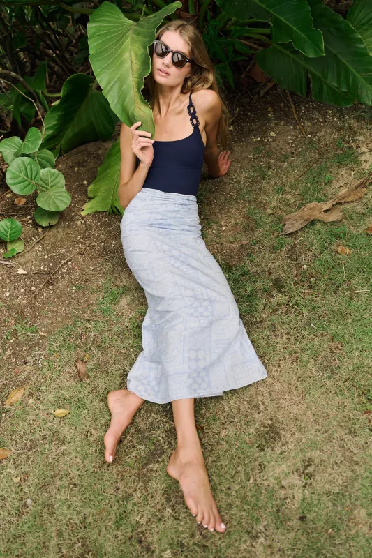Chambray Bandana Pareo made by Julia Amory