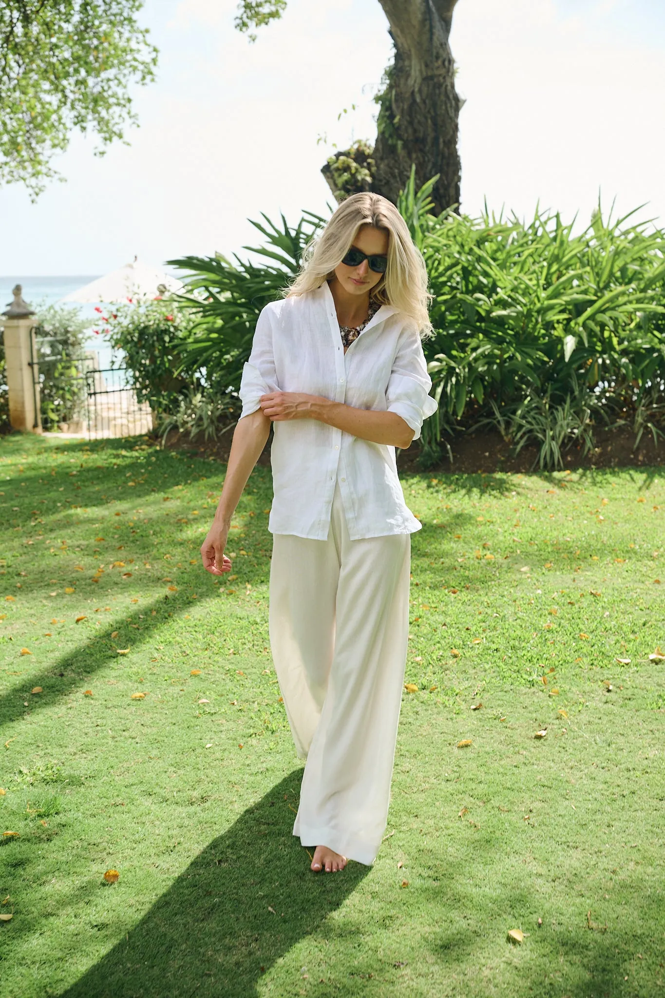 Ivy Pant Linen - Ivory sold by Julia Amory product image thumbnail 5