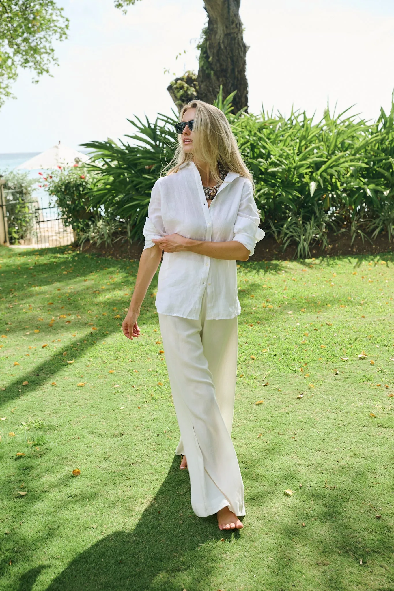 Ivy Pant Linen - Ivory sold by Julia Amory product image thumbnail 3