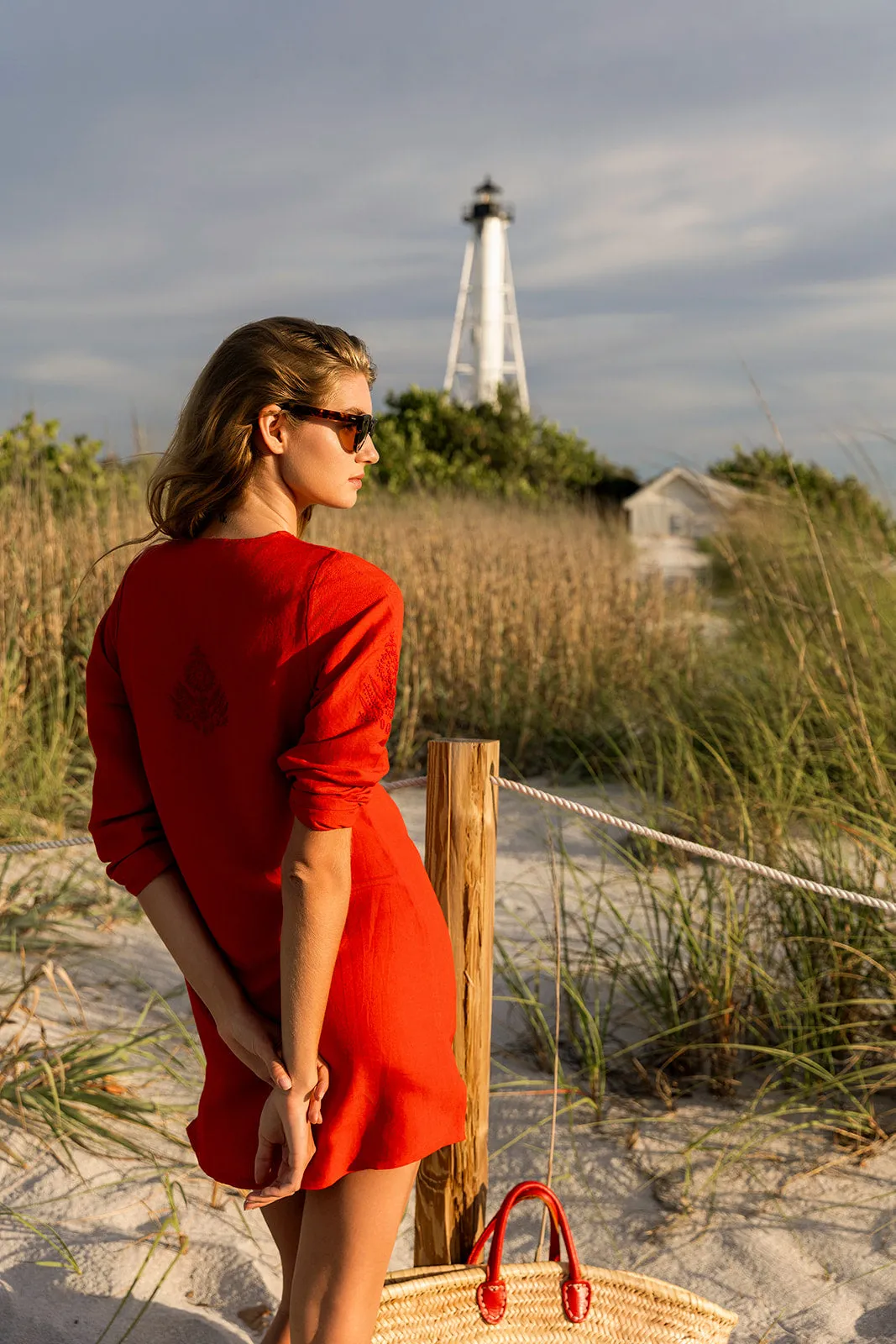 Amelia Dress - Rouge sold by Julia Amory product image thumbnail 4