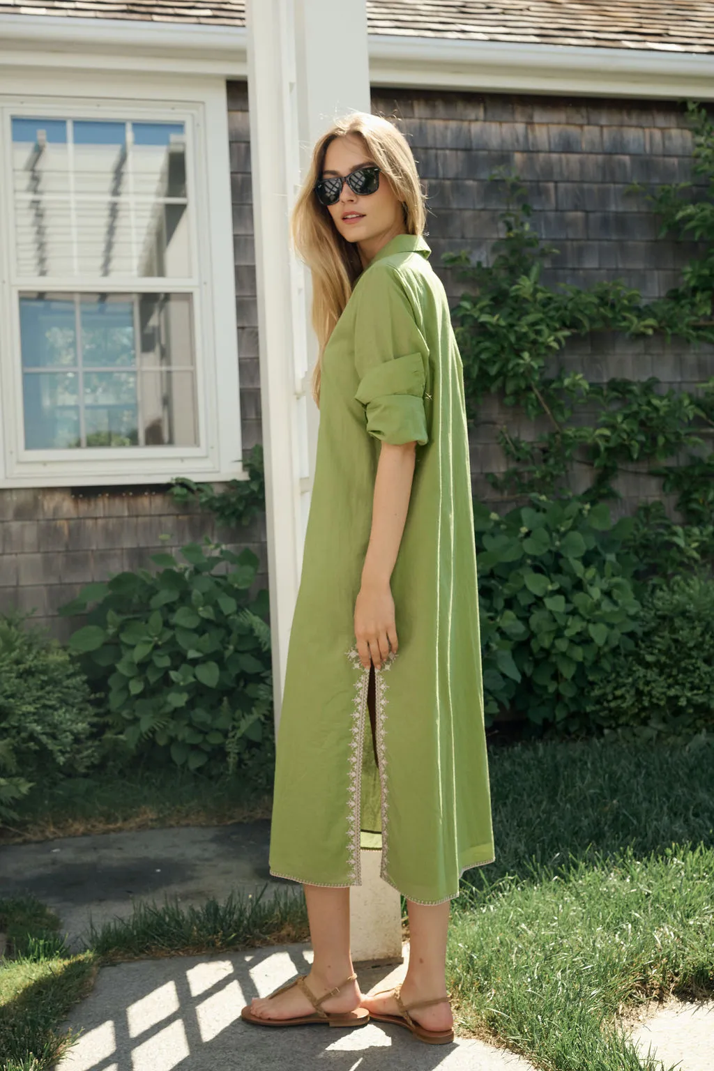 Talia Dress - Moss sold by Julia Amory product image thumbnail 3