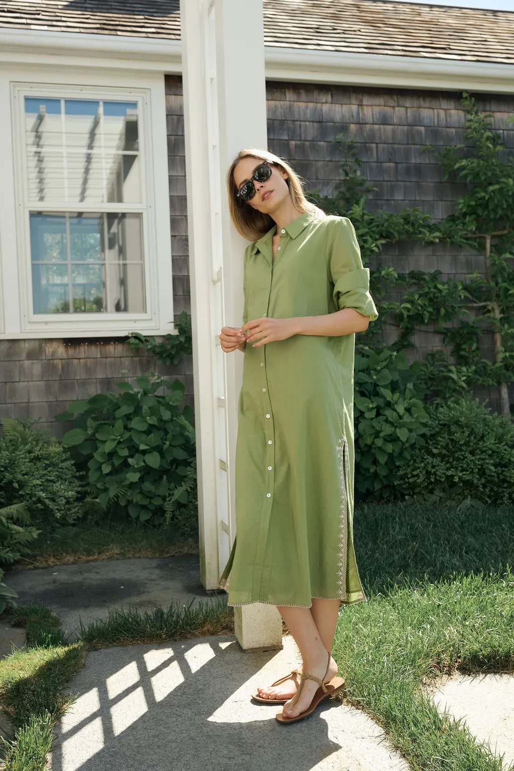 Talia Dress - Moss sold by Julia Amory product image thumbnail 4
