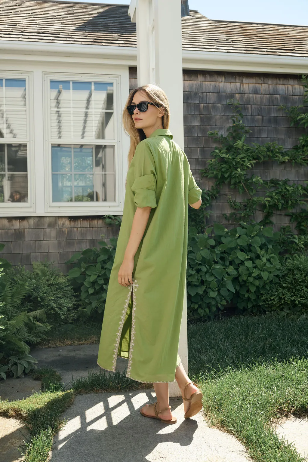 Talia Dress - Moss sold by Julia Amory product image thumbnail 5