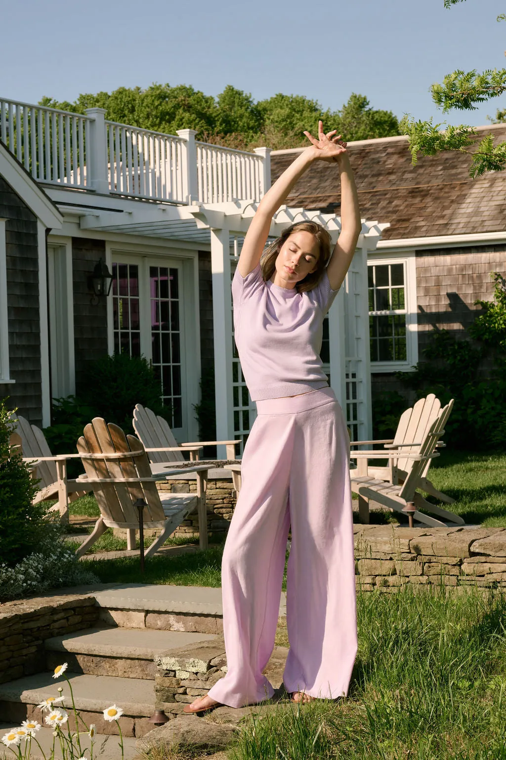 Ivy Pant Linen - Lavender sold by Julia Amory product image thumbnail 3