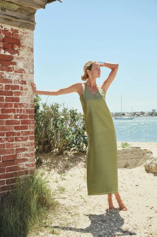 Merritt Dress - Moss made by Julia Amory