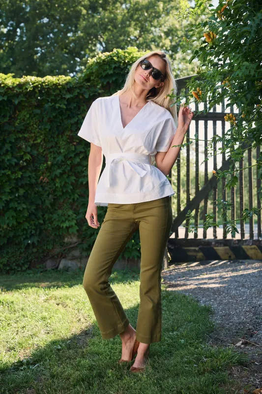 Bell Pant Twill - Martini made by Julia Amory