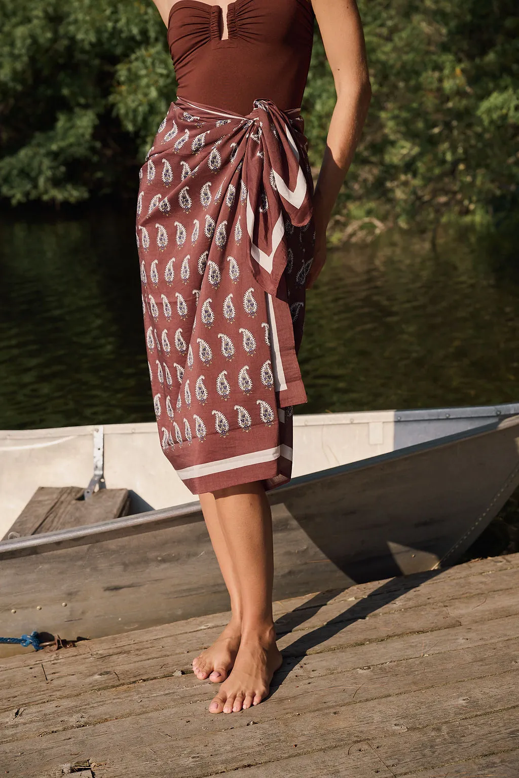 Tropez Pareo - Coco Lani Paisley sold by Julia Amory product image thumbnail 3