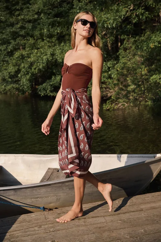 Tropez Pareo - Coco Lani Paisley made by Julia Amory