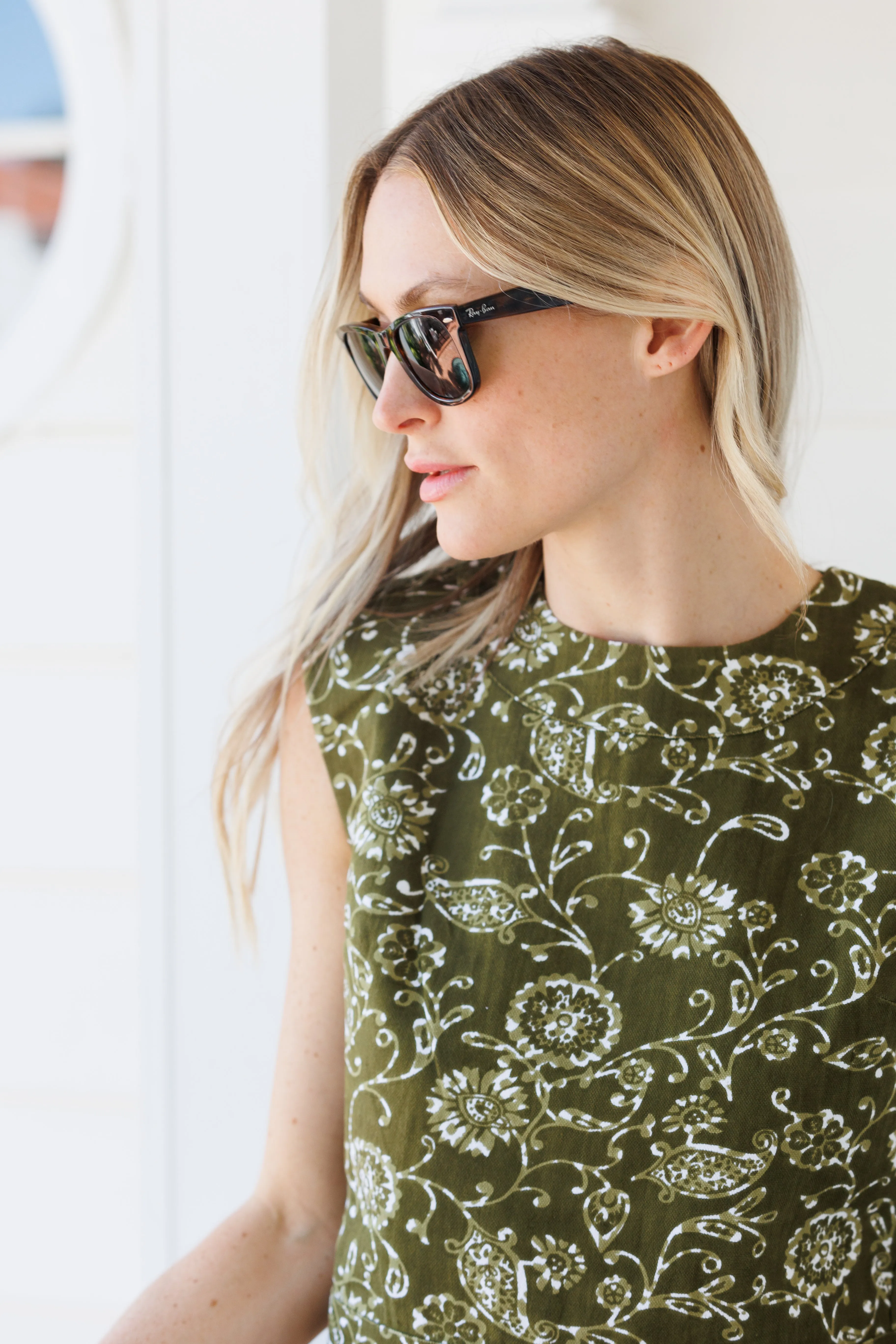 Slim Shell Top - Moss Petunia sold by Julia Amory product image thumbnail 3