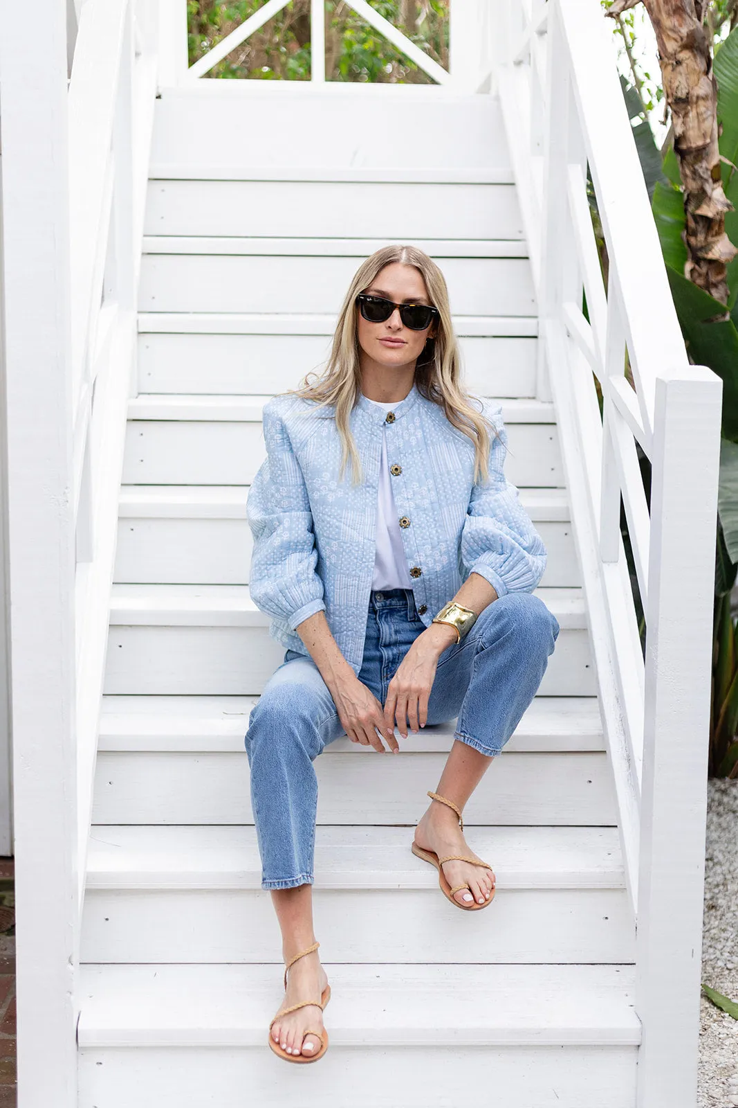 The Devon Jacket - Gracie Patchwork sold by Julia Amory product image thumbnail 5