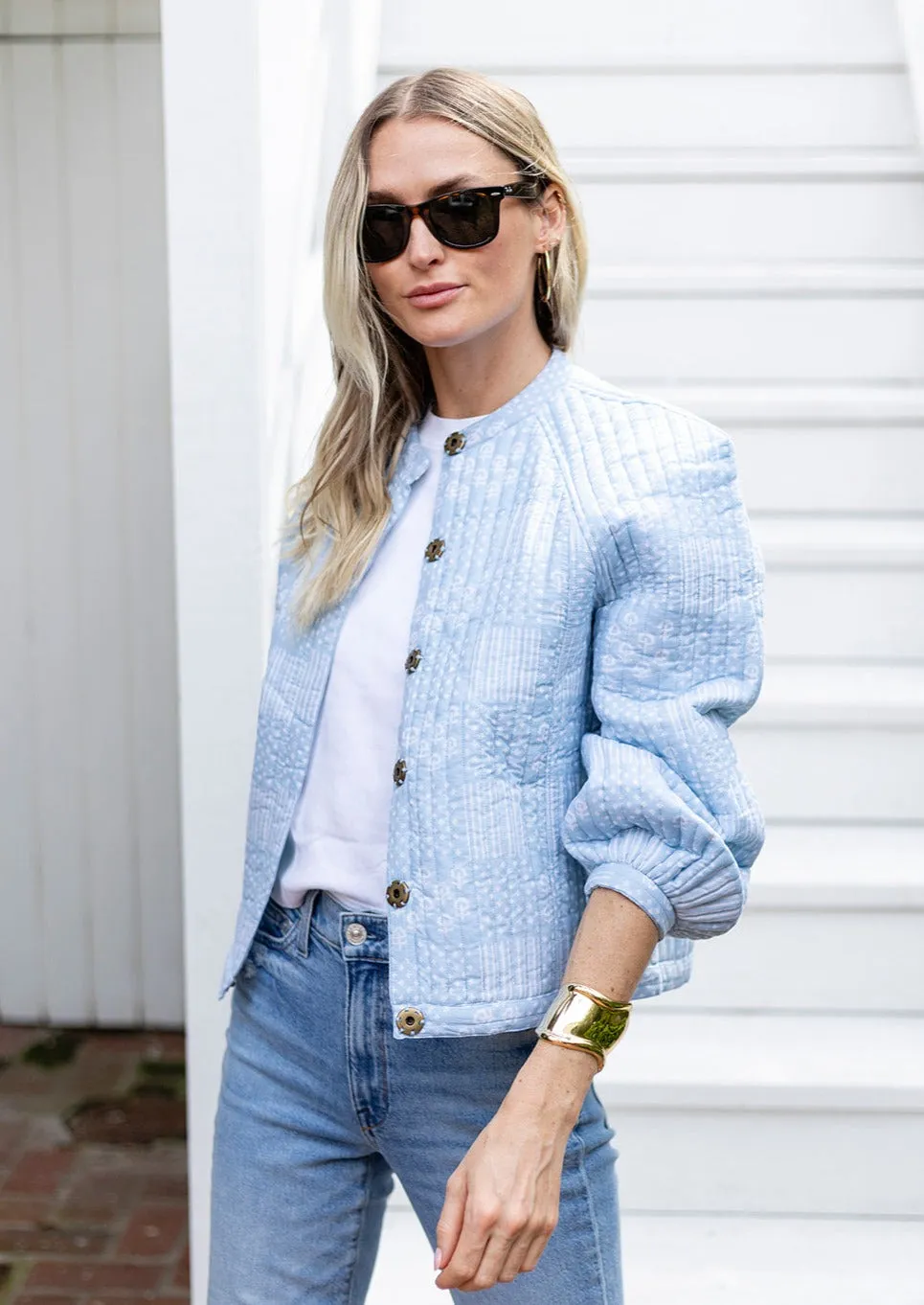 The Devon Jacket - Gracie Patchwork sold by Julia Amory product image thumbnail 2