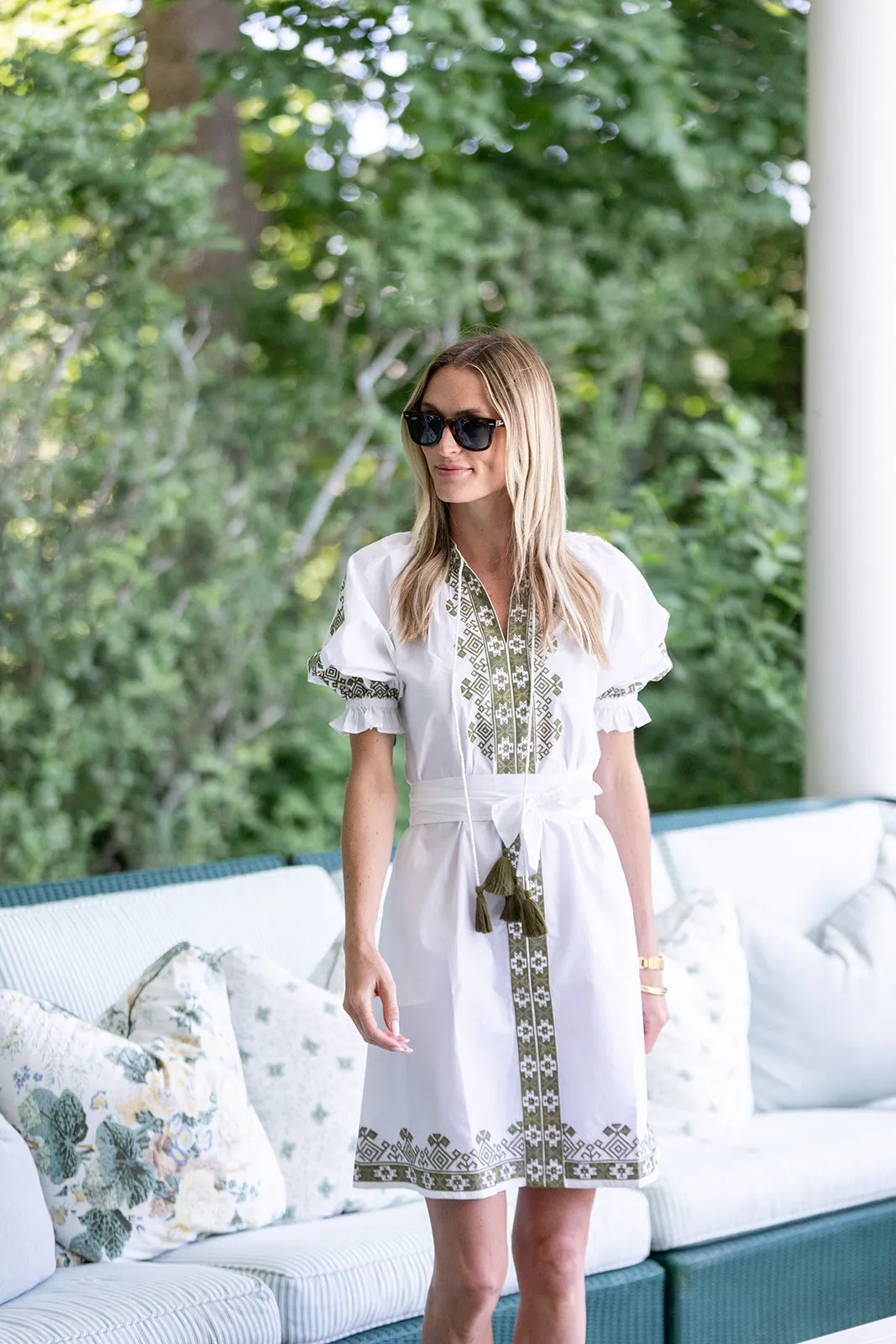 Mini Casablanca Dress - Olive sold by Julia Amory product image thumbnail 5