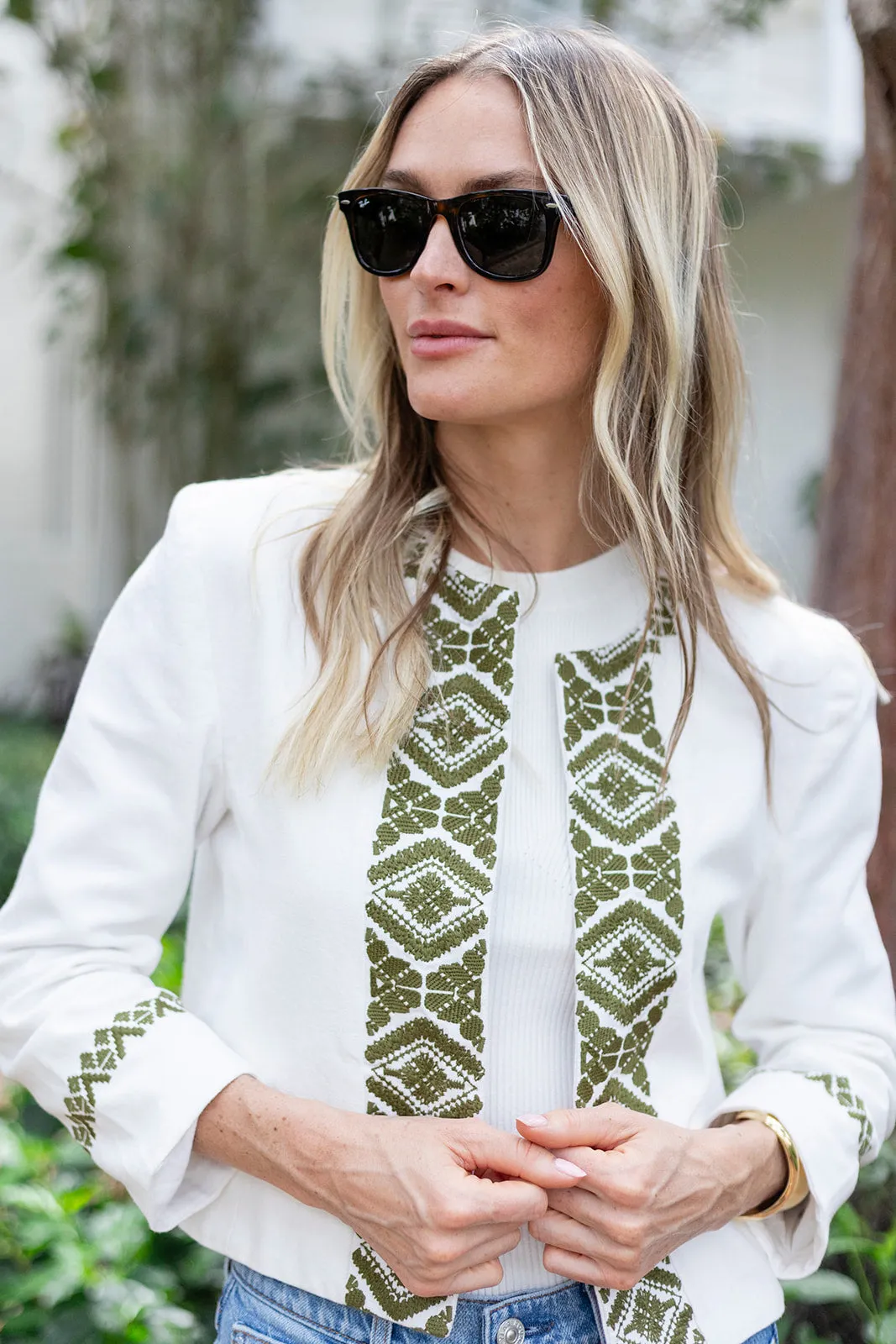 Diana Jacket - Moss sold by Julia Amory product image thumbnail 5