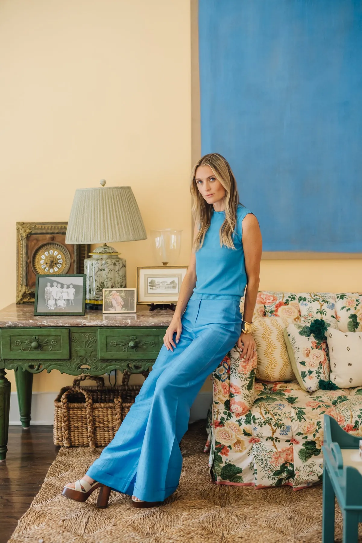 Julia Pant - Cornflower Blue sold by Julia Amory product image thumbnail 3