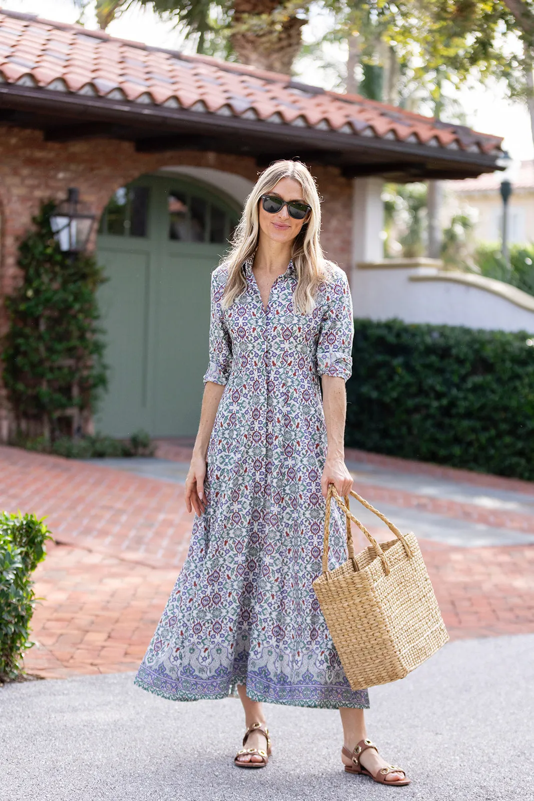 The JA Shirt Dress - Mughal Deux sold by Julia Amory product image thumbnail 3