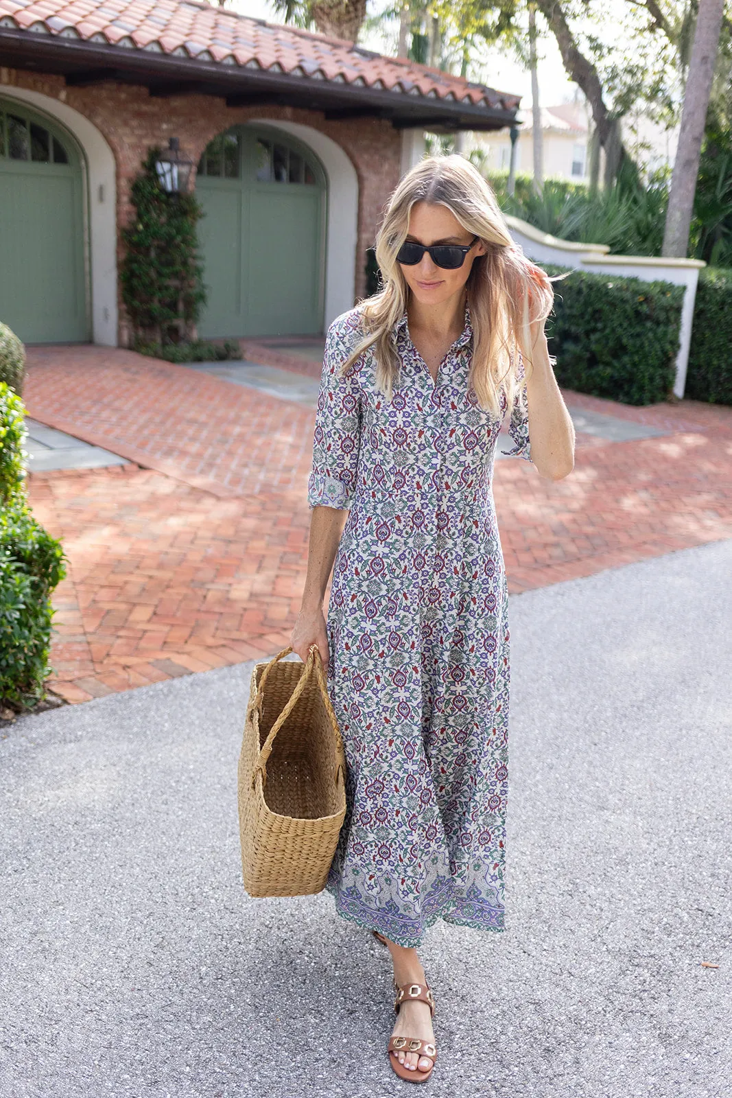 The JA Shirt Dress - Mughal Deux sold by Julia Amory product image thumbnail 5