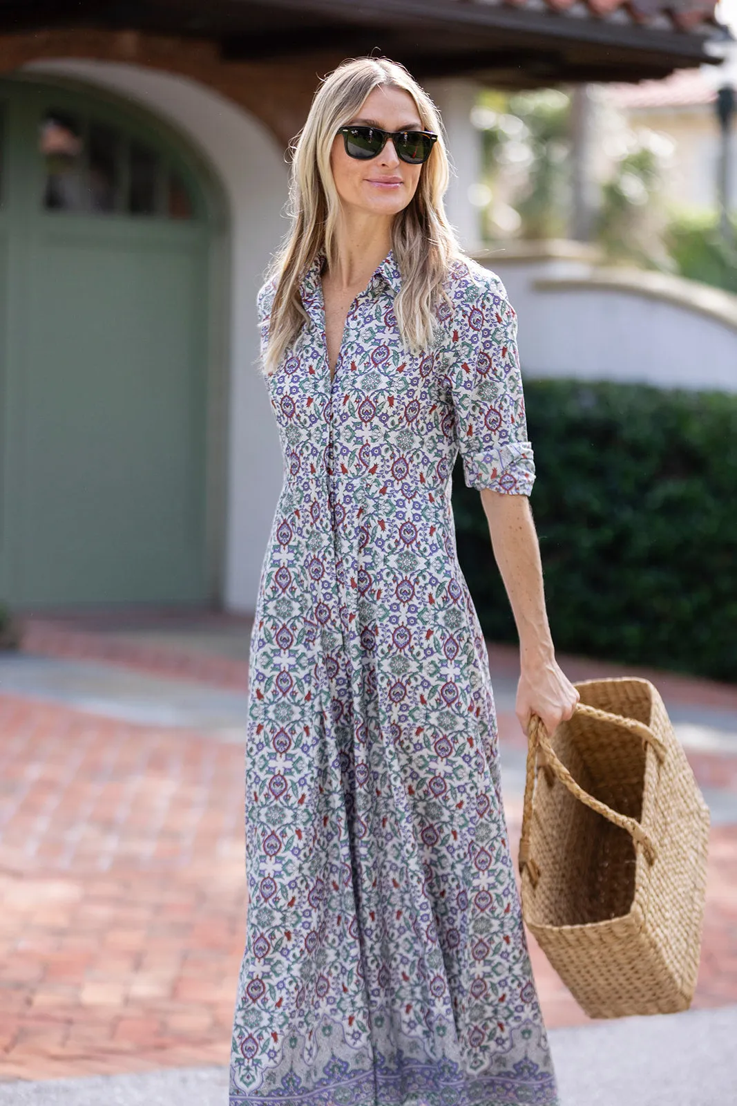 The JA Shirt Dress - Mughal Deux sold by Julia Amory product image thumbnail 4