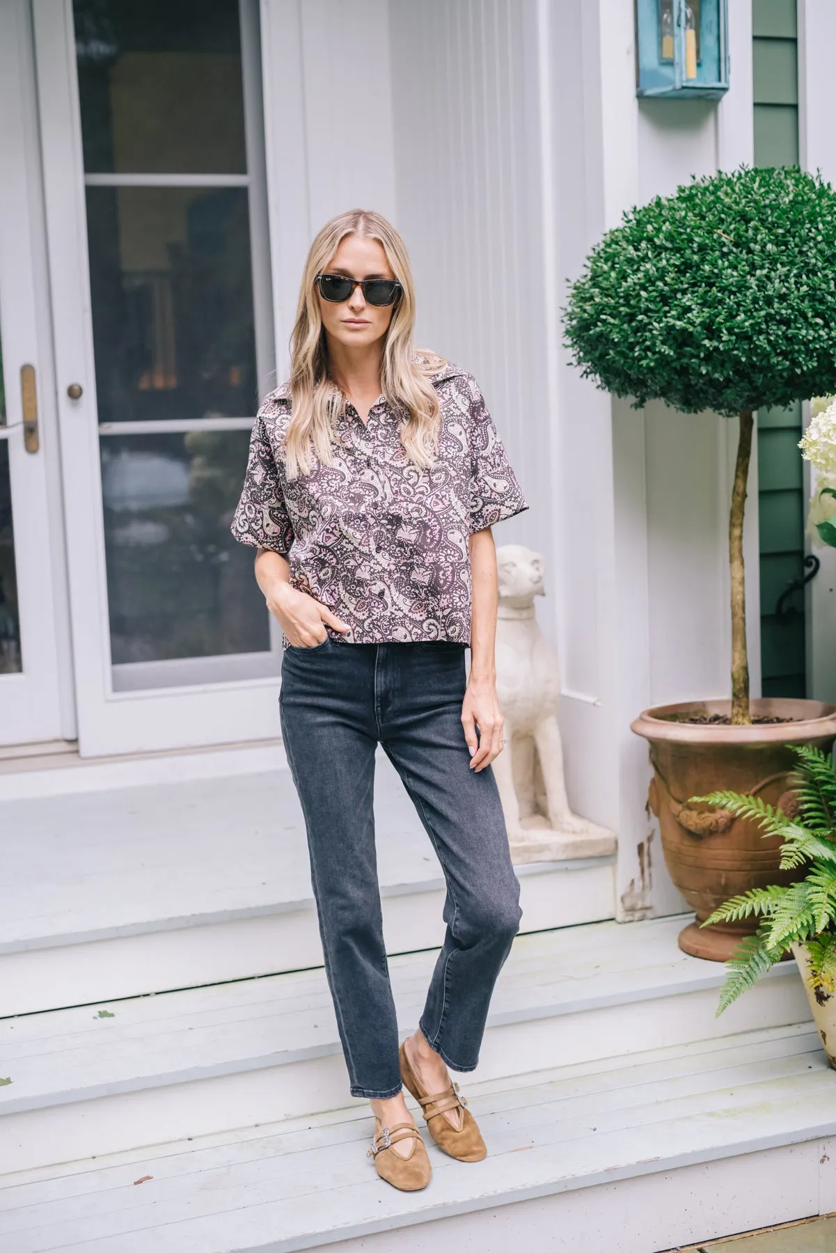 The Antibes Shirt - Lee Paisley sold by Julia Amory