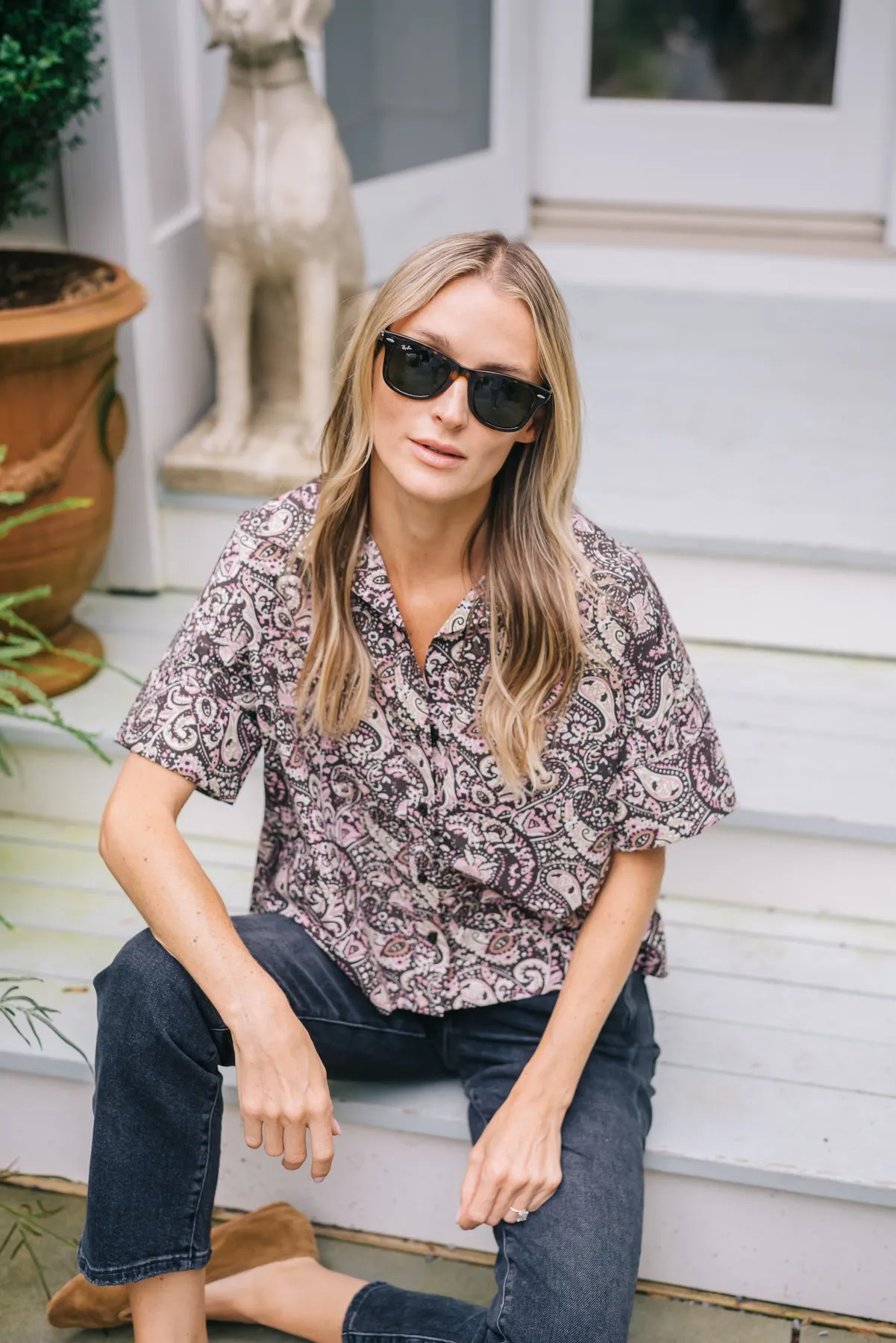 The Antibes Shirt - Lee Paisley sold by Julia Amory product image thumbnail 3