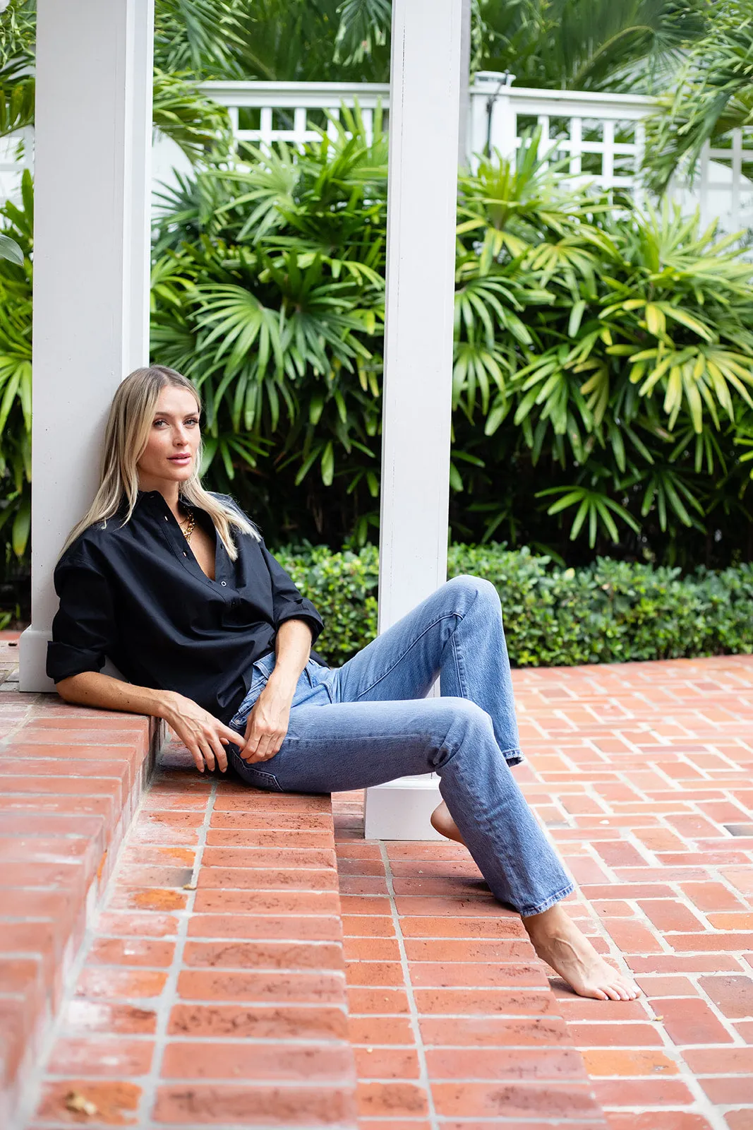 The Carolyn Shirt - Coal sold by Julia Amory product image thumbnail 4