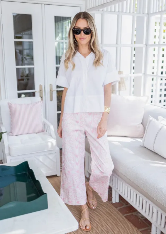 Babe Pant - Ballet Island Ikat sold by Julia Amory