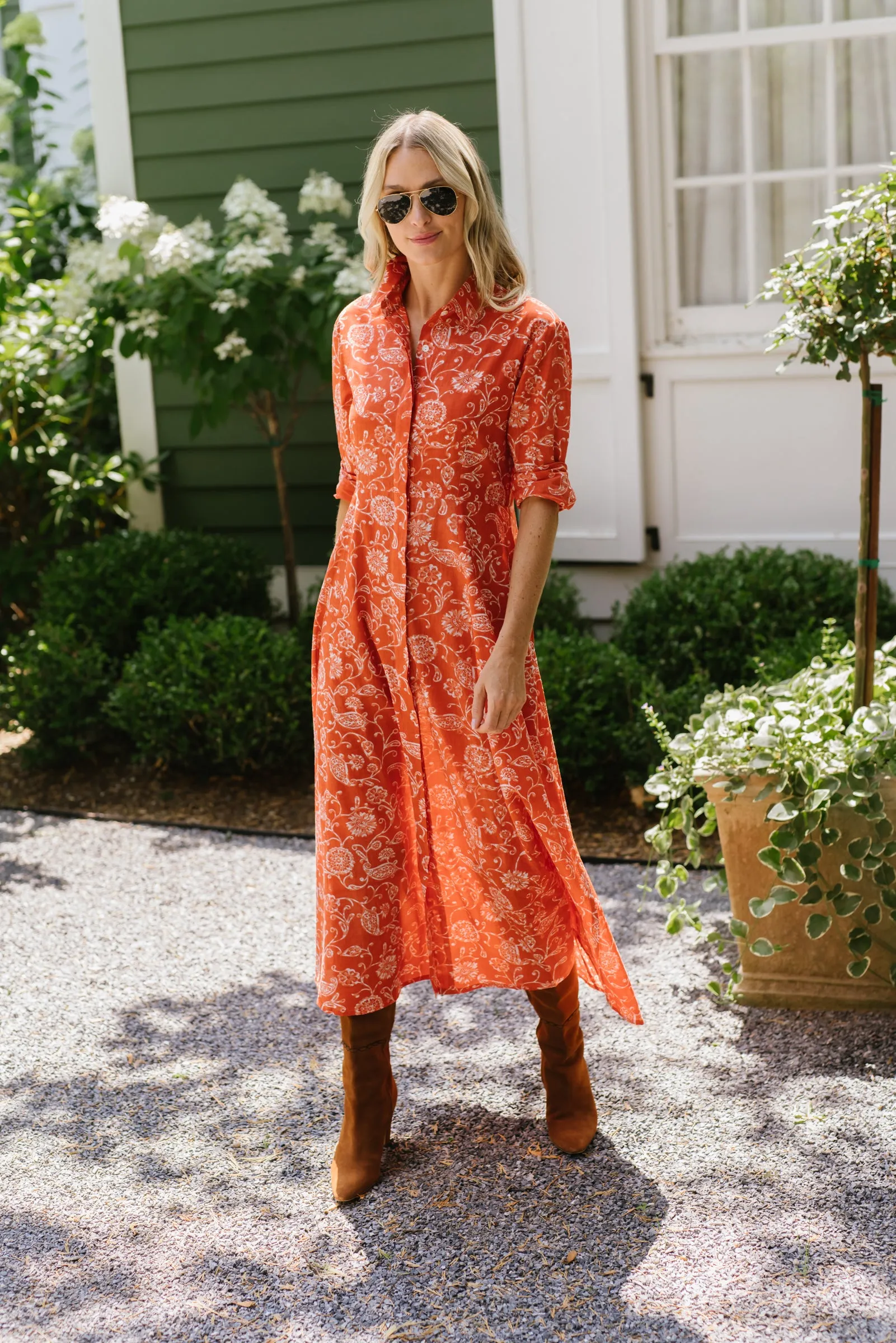 The JA Shirt Dress - Sienna Petunia sold by Julia Amory product image thumbnail 2