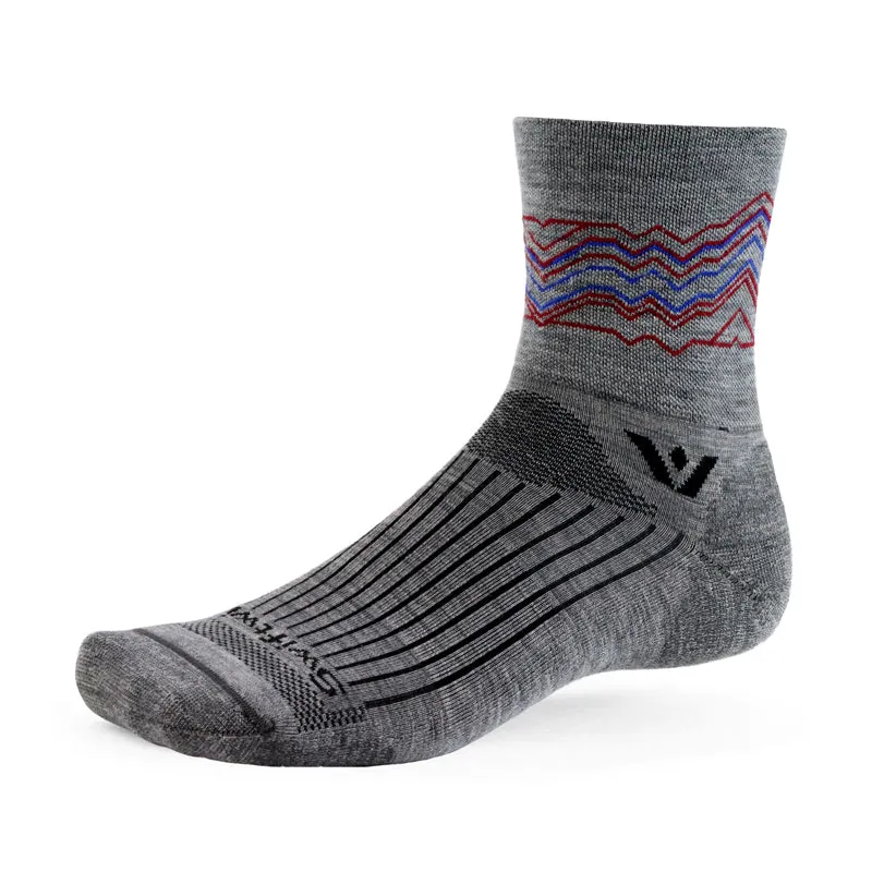 Pursuit Quarter Crew High - Past Season sold by Swiftwick