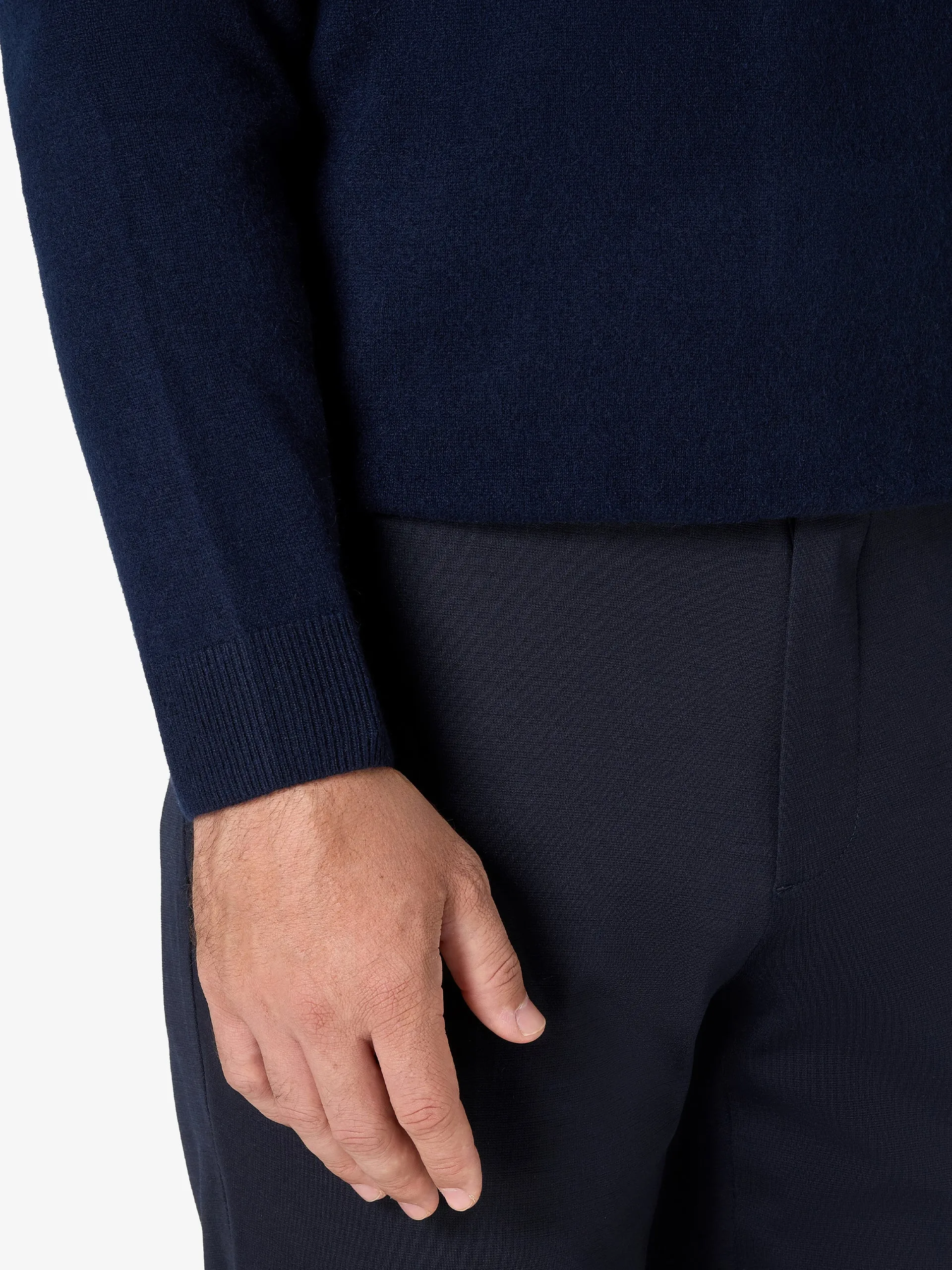 xSweater Cashmere Half-Zip - Navy sold by xSuit product image thumbnail 3