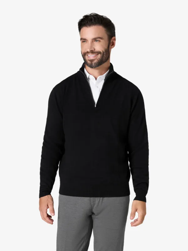 xSweater Half-Zip - Black sold by xSuit