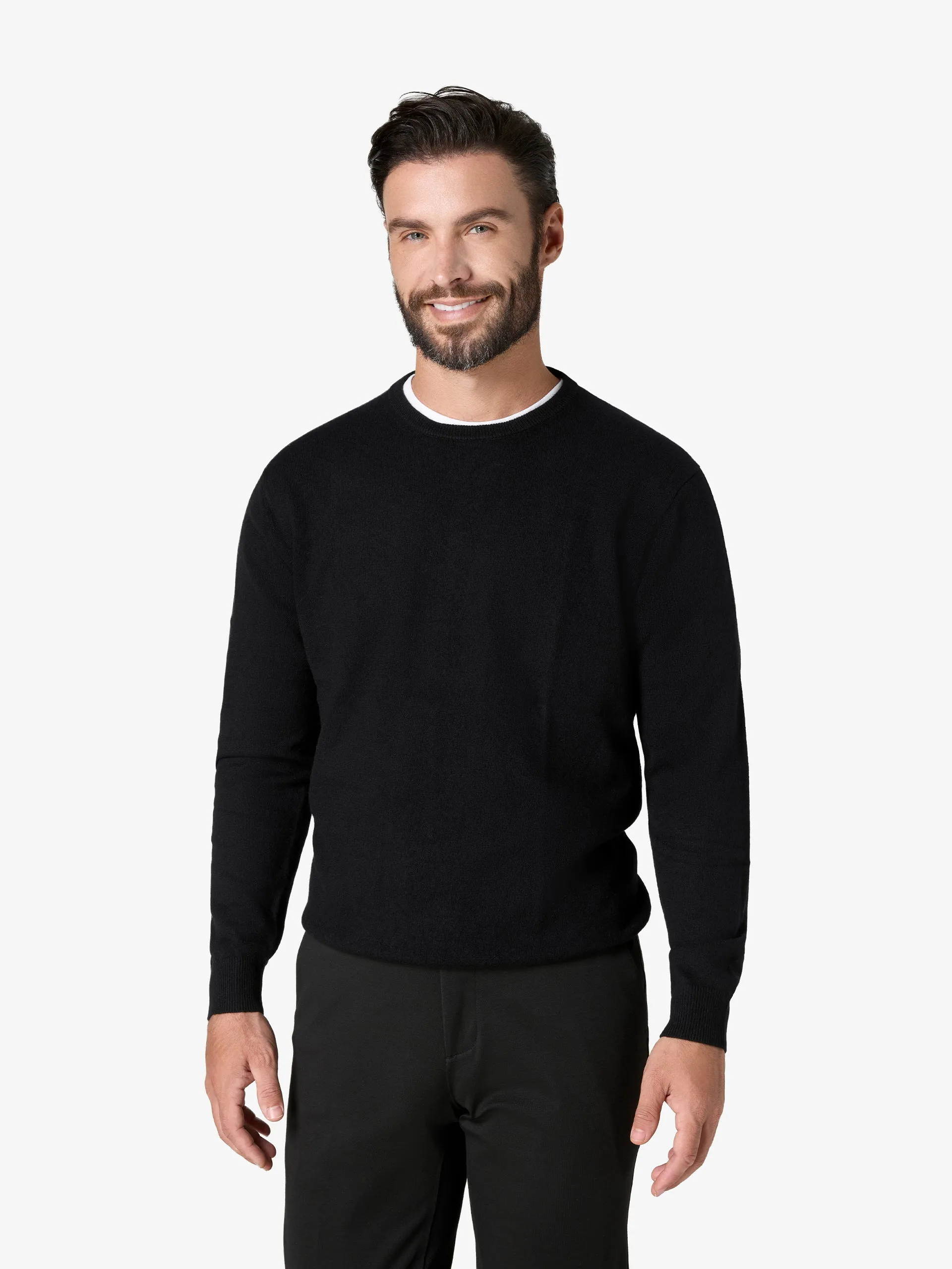 xSweater Cashmere Crewneck - Black sold by xSuit
