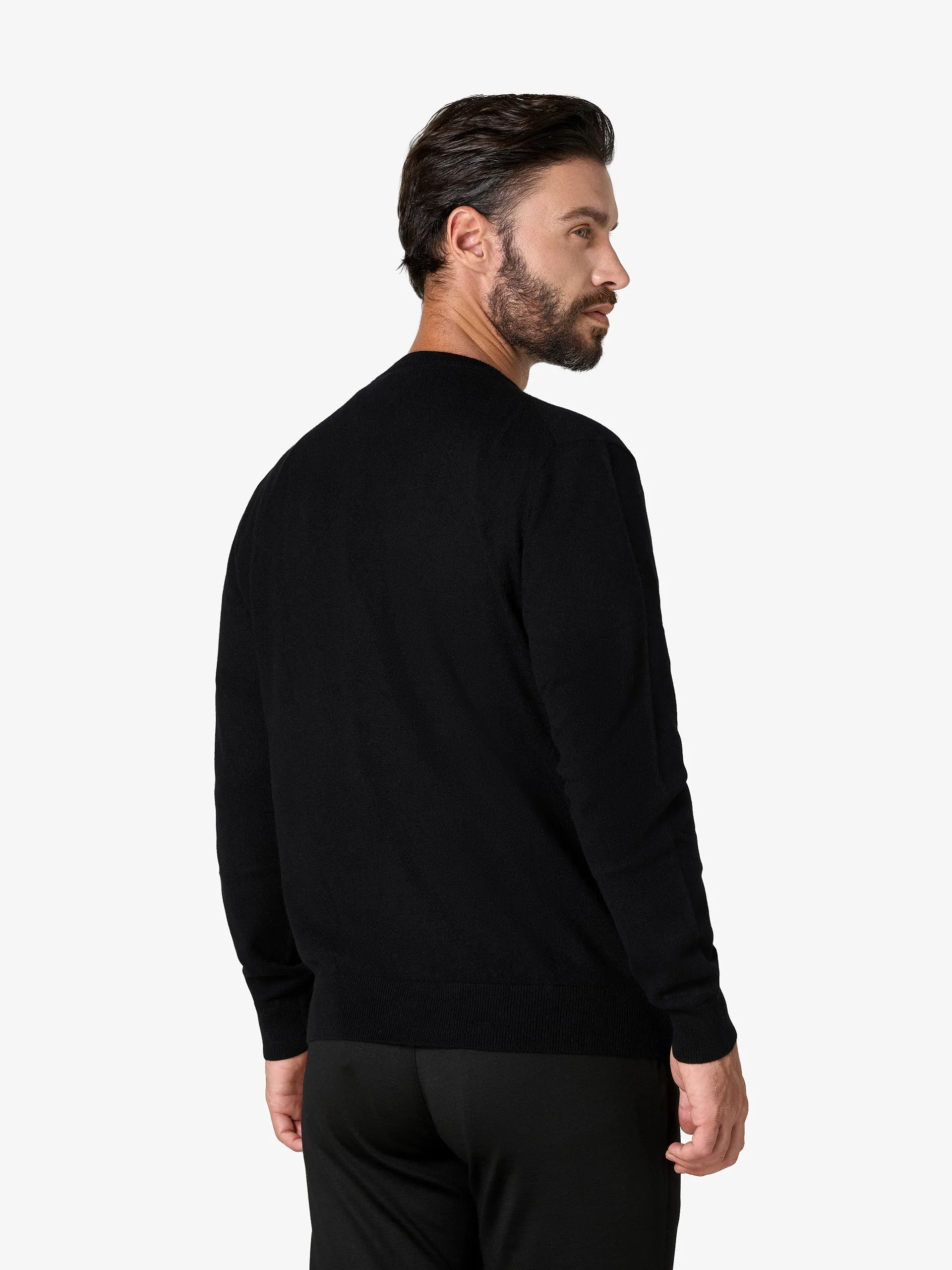 xSweater Cashmere Crewneck - Black sold by xSuit product image thumbnail 5