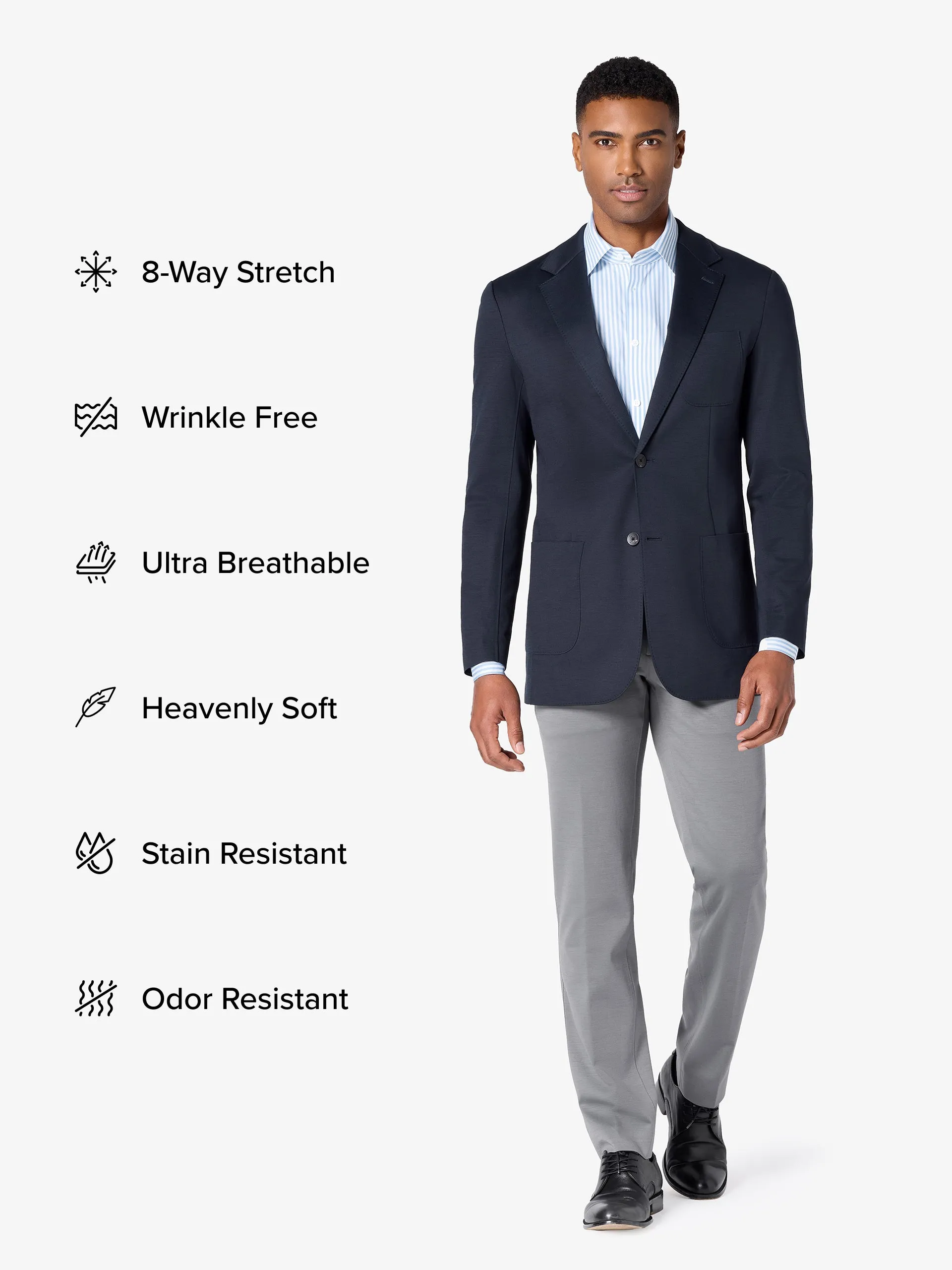 xShirt 5.0 - Light Blue Stripe sold by xSuit product image thumbnail 2