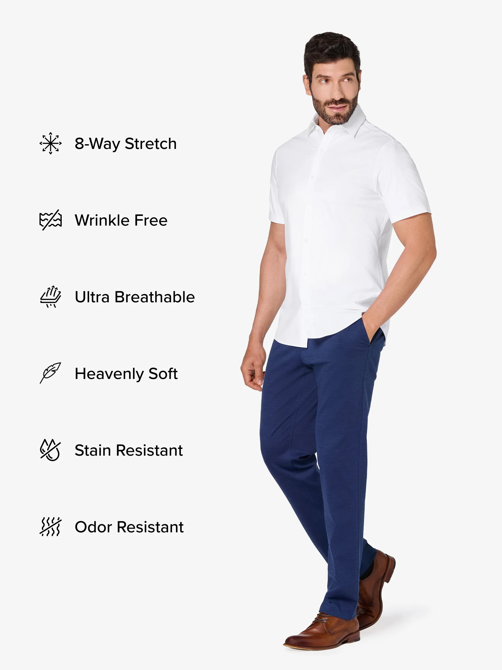 xShirt 5.0 Short Sleeve - White sold by xSuit product image thumbnail 2