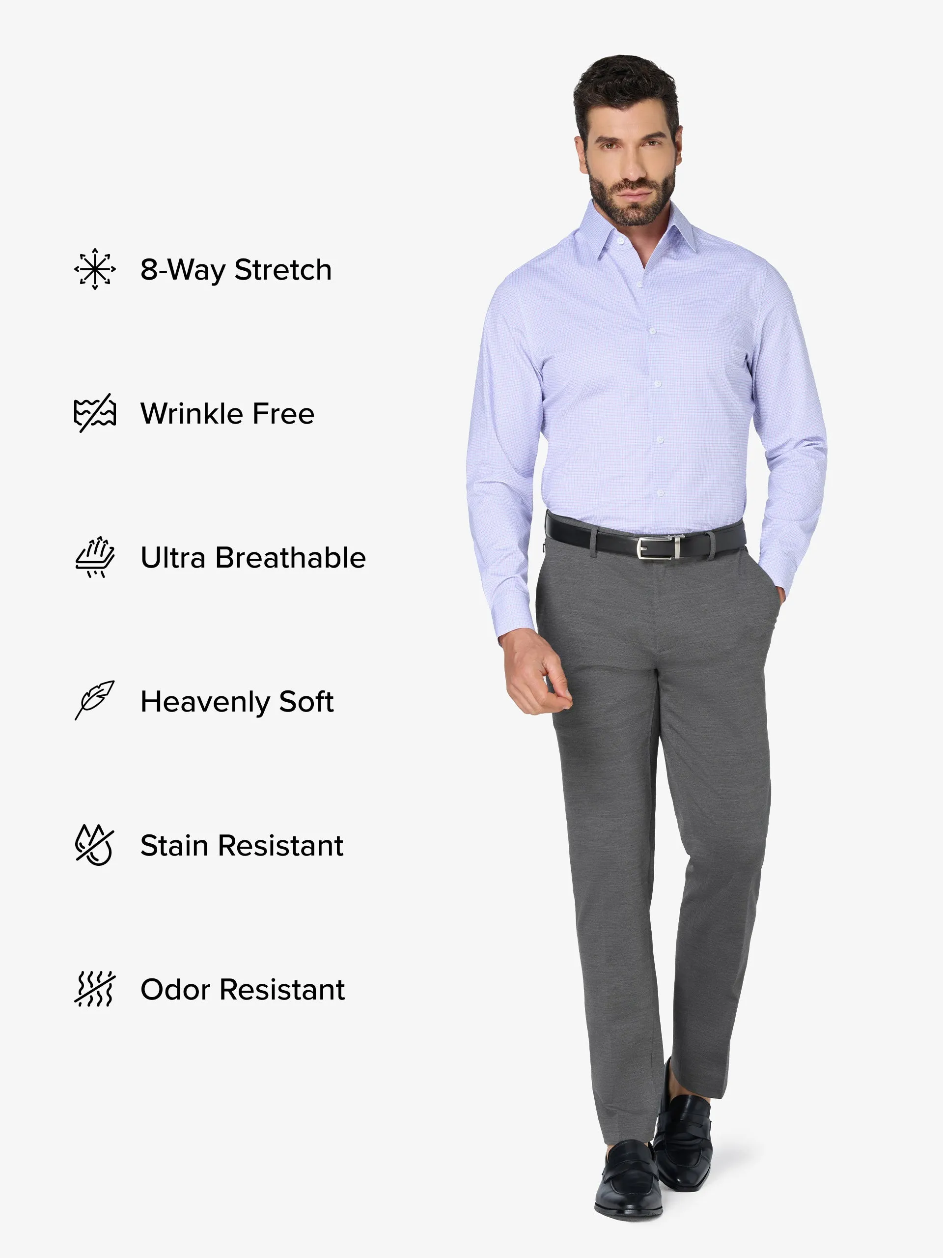 xShirt 5.0 - Purple Check sold by xSuit product image thumbnail 2