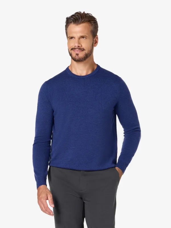 xSweater Merino Crewneck - Blue sold by xSuit