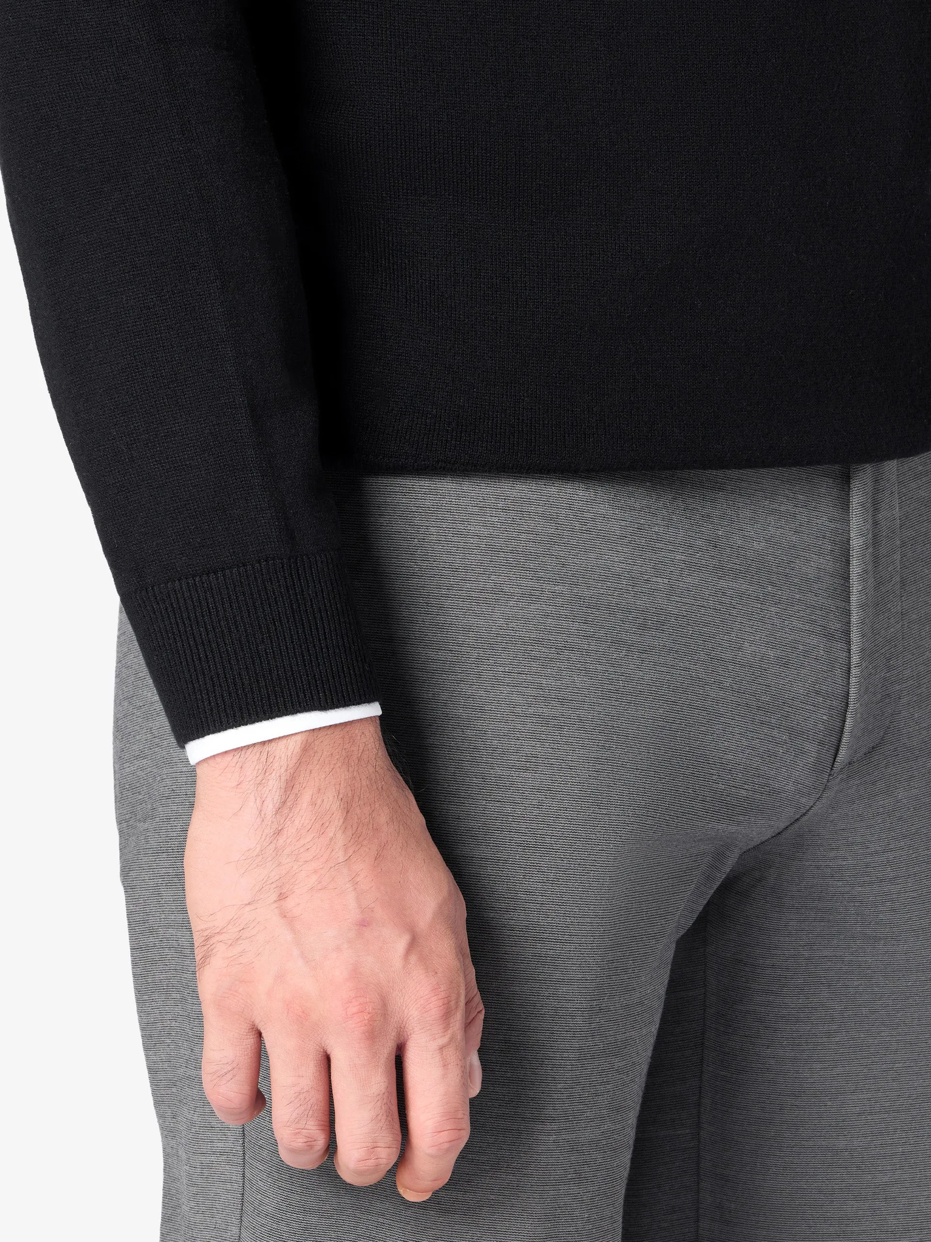 xSweater Merino Crewneck - Black sold by xSuit product image thumbnail 4